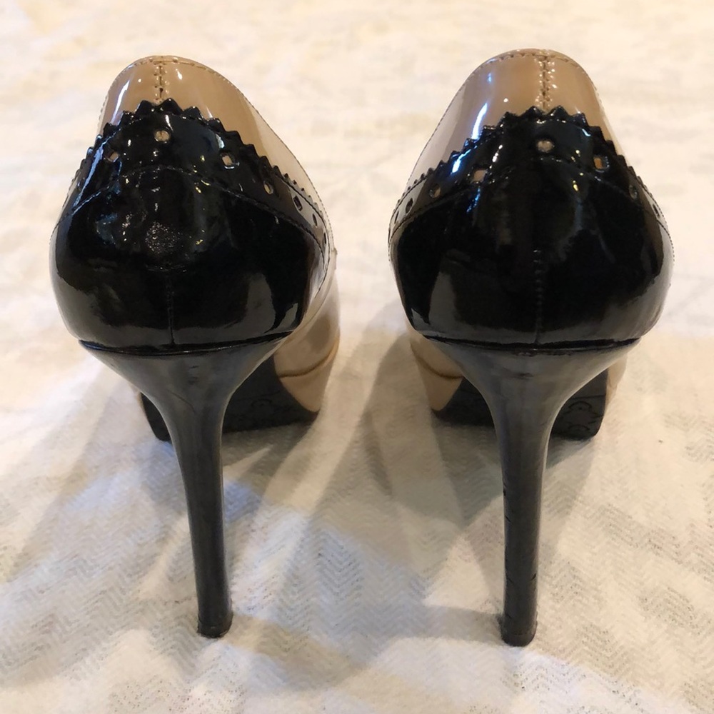 Candies Two Tone Patent Platform Stiletto Heels - Picture 3 of 8